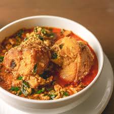 Egusi soup with chicken 